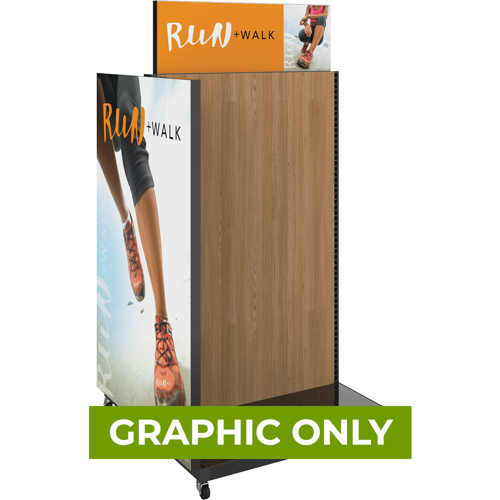 GRAPHIC ONLY - MODIFY Gondola with Three Frames - 39"W x 61.5"H - Replacement Graphic