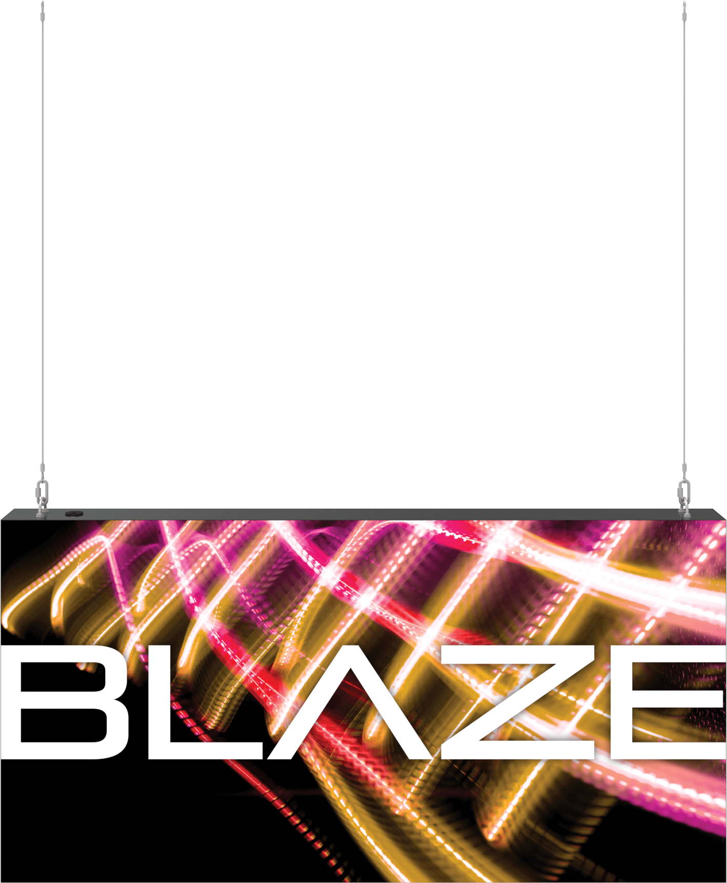 BLAZE LIGHT BOX 6ft X 3ft - Hanging