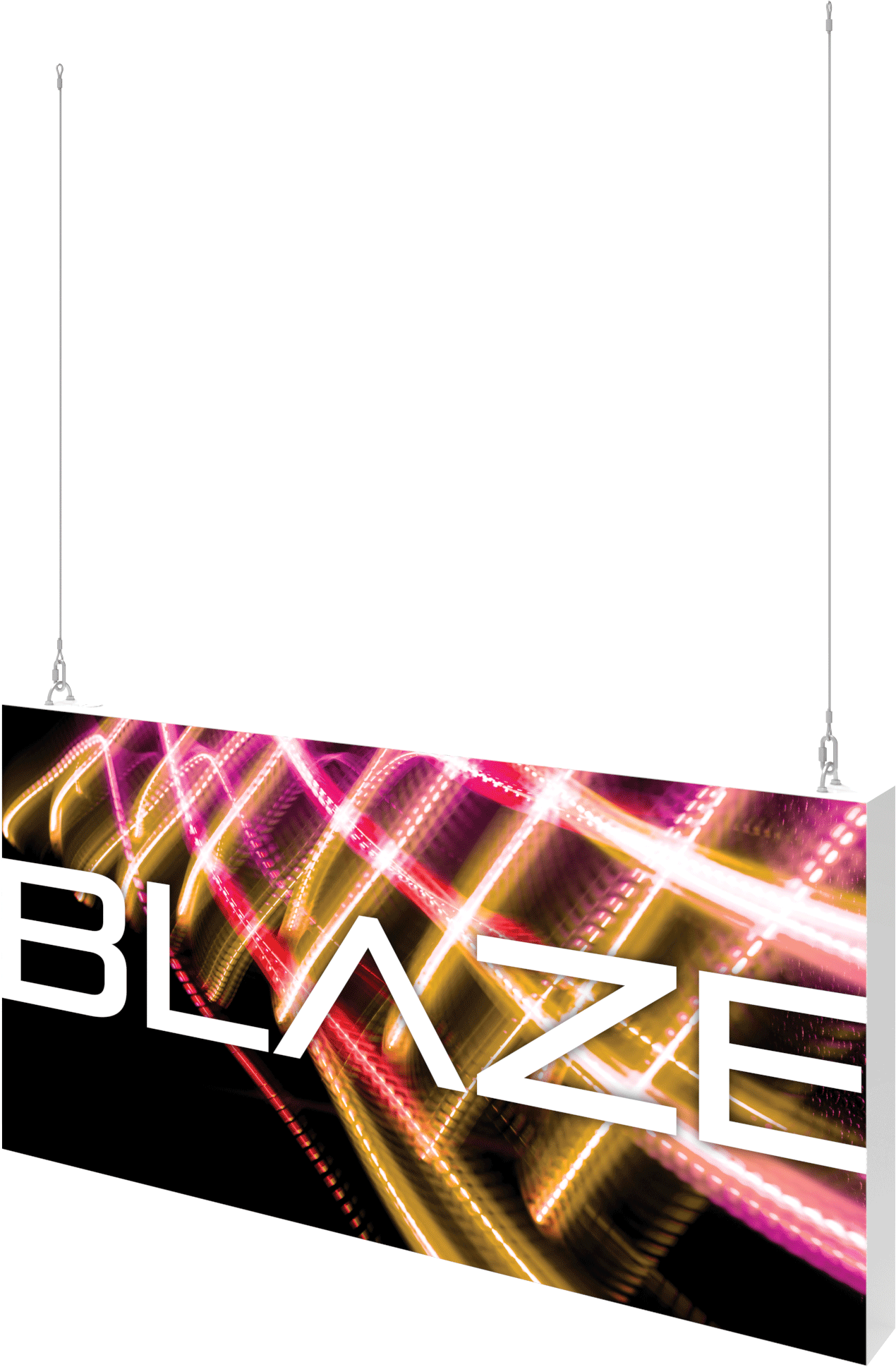 BLAZE LIGHT BOX 6ft X 3ft - Hanging