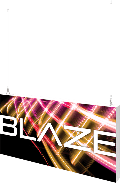 BLAZE LIGHT BOX 6ft X 3ft - Hanging