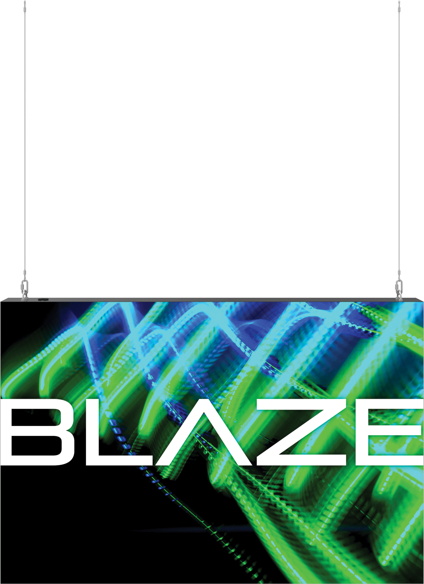 BLAZE LIGHT BOX 6ft X 4ft - Hanging