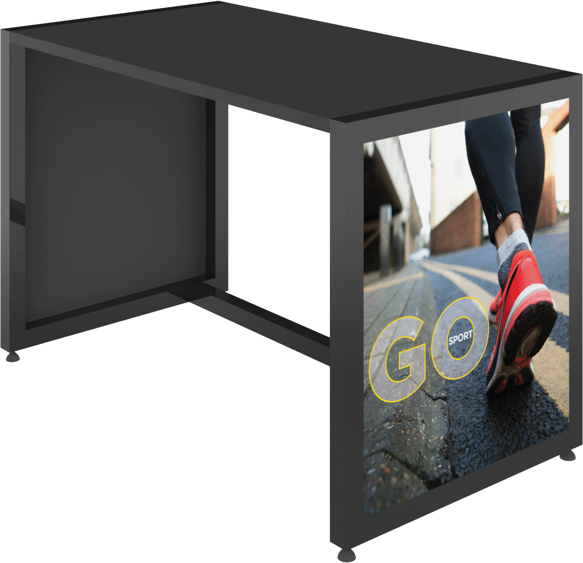 MODIFY Nesting Table 01 - 56"W x 36"H - Product Display with Graphics