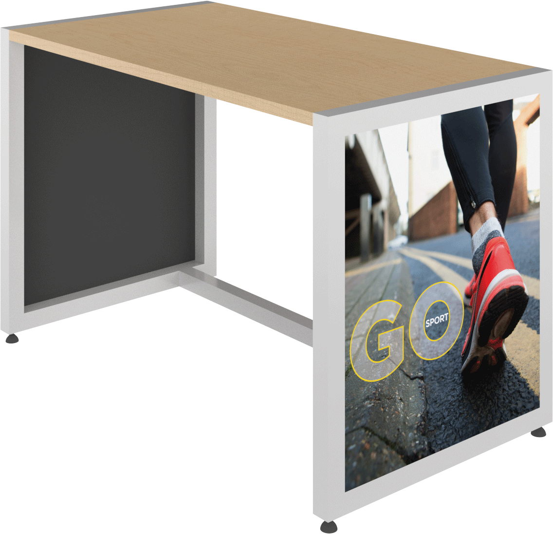 MODIFY Nesting Table 01 - 56"W x 36"H - Product Display with Graphics