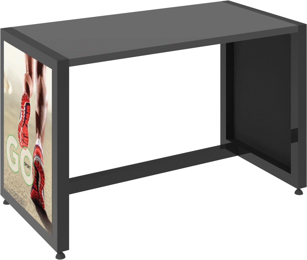 MODIFY Nesting Table 02 - 48"W x 30"H - Product Display with Graphics