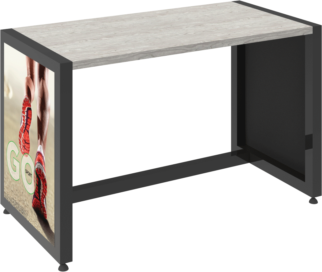 MODIFY Nesting Table 02 - 48"W x 30"H - Product Display with Graphics