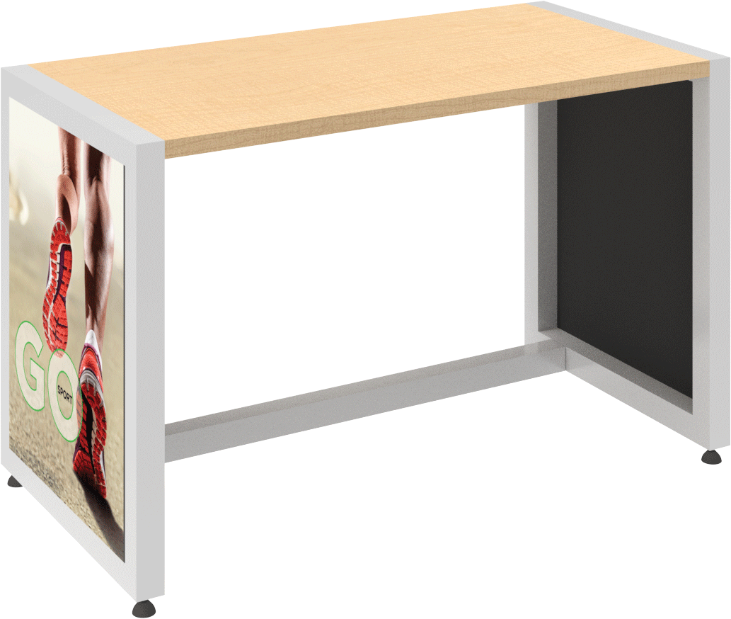 MODIFY Nesting Table 02 - 48"W x 30"H - Product Display with Graphics