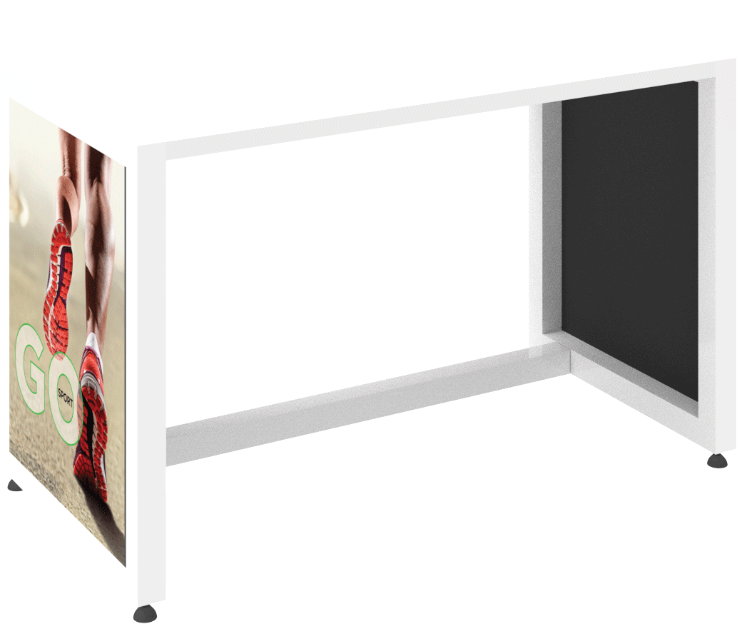 MODIFY Nesting Table 02 - 48"W x 30"H - Product Display with Graphics