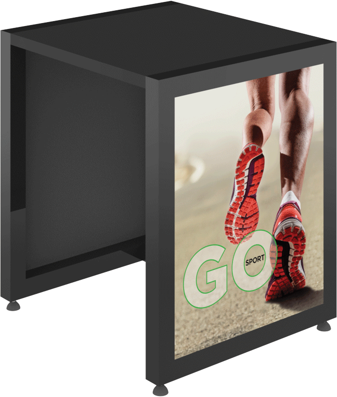 MODIFY Nesting Table 04 - 27"W x 30"H - Product Display with Graphics