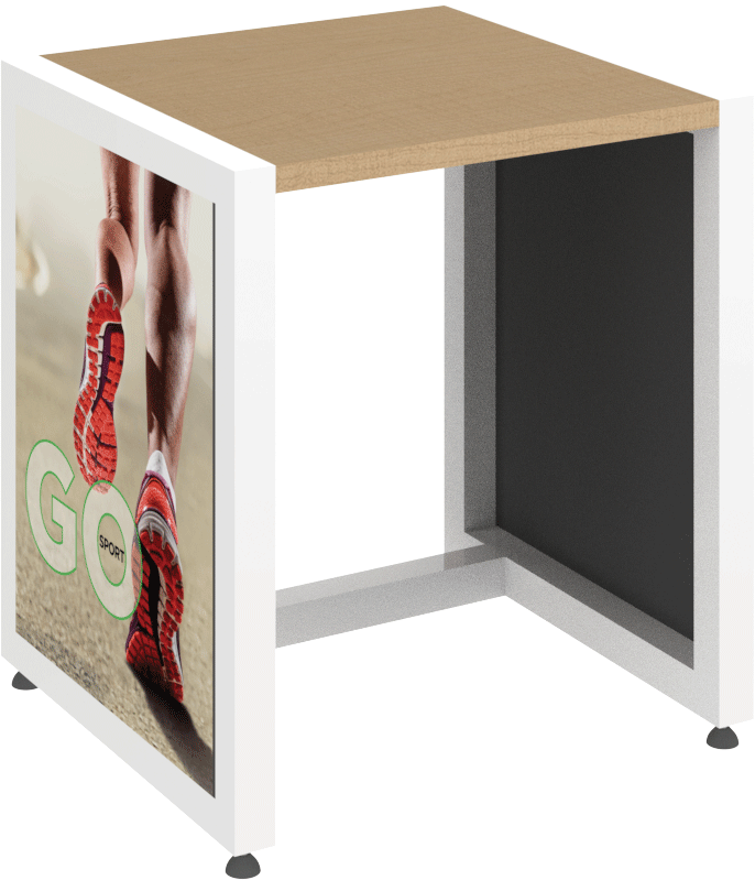 MODIFY Nesting Table 04 - 27"W x 30"H - Product Display with Graphics