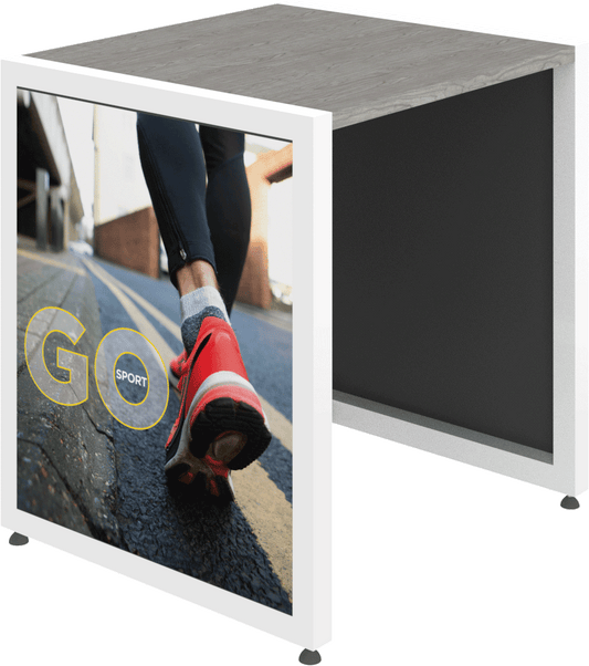 MODIFY Nesting Table 03 - 34"W x 36"H - Product Display with Graphics