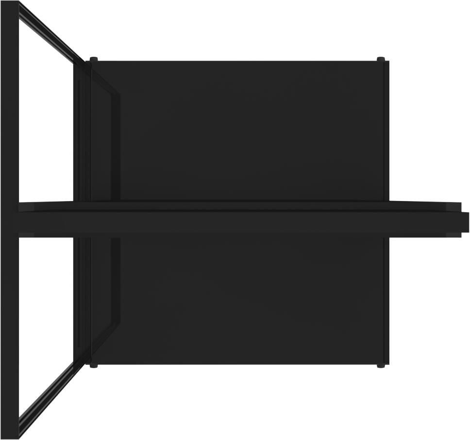 MODIFY Gondola with Three Frames  - 39"W x 61.5"H - Product Display with Graphics